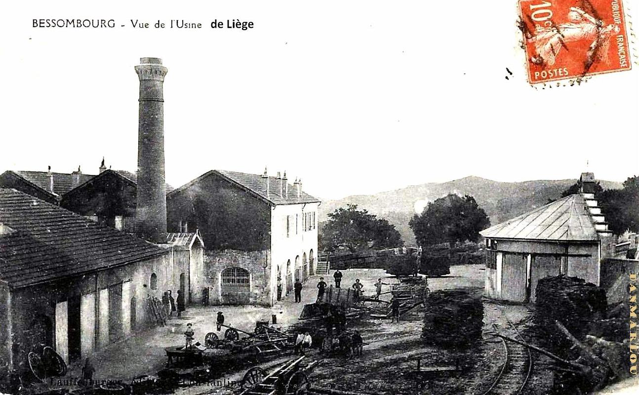 Bessombourg - Vue de l'Usine de Liege - 1904.jpg